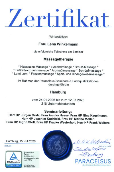 Gesamtzertifikat